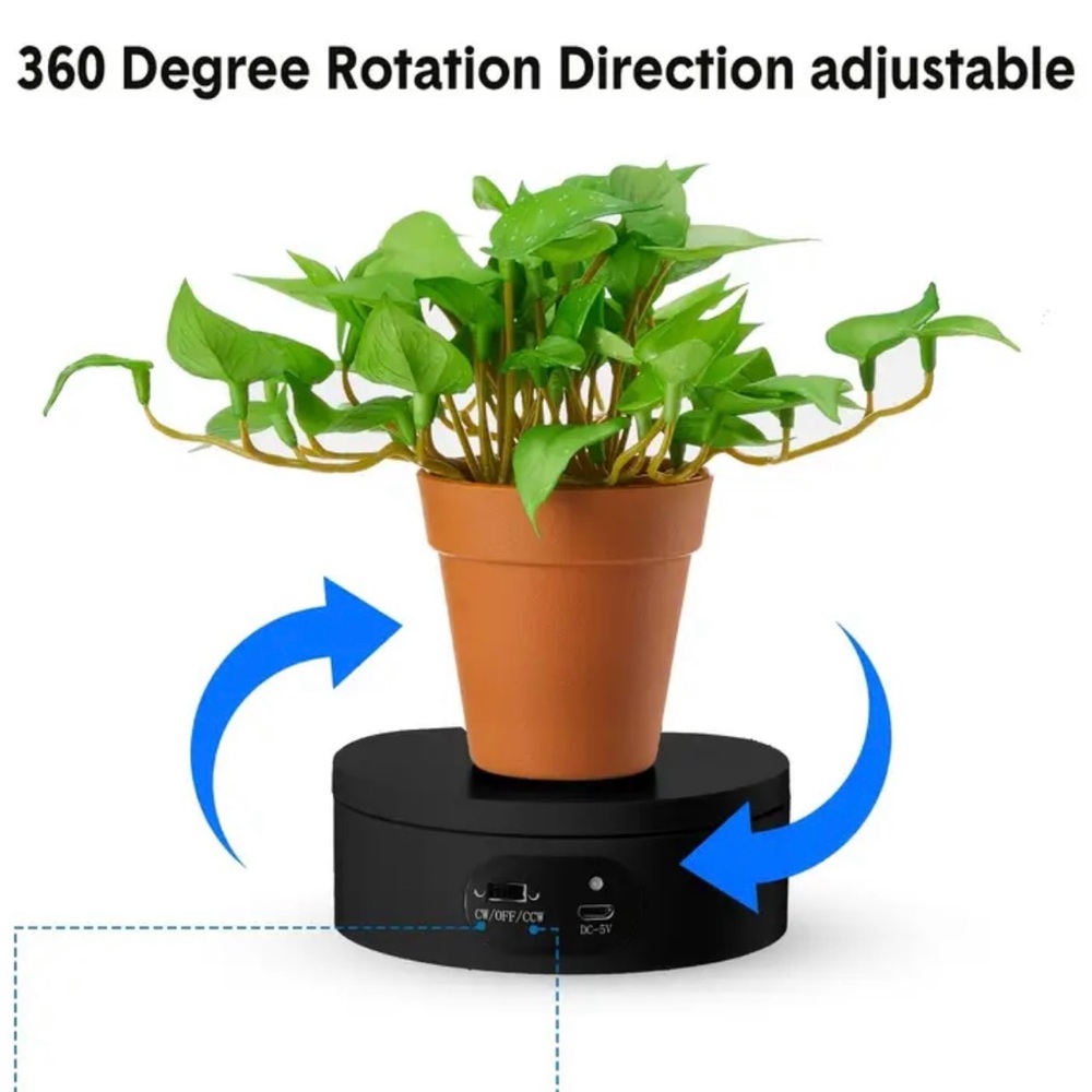 Black Rotating Display Stand NIB - Picture 4 of 6